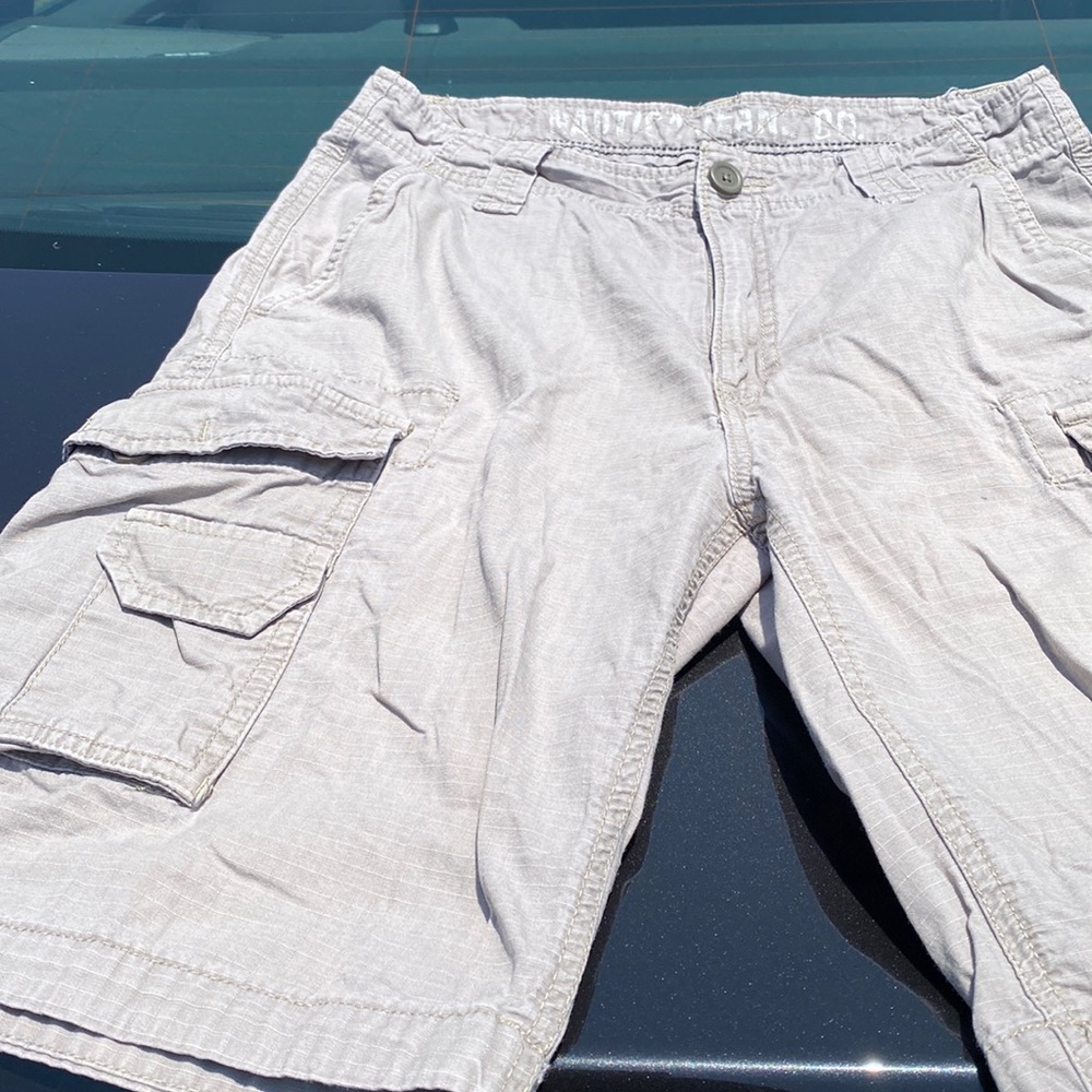 Nautica khaki cargo shorts